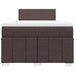 Pat box spring cu saltea, maro închis, 120x200 cm, textil - WALTI WALTI
