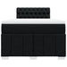 Pat box spring cu saltea, negru, 120x200 cm, textil - WALTI WALTI