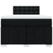 Pat box spring cu saltea, negru, 120x200 cm, textil - WALTI WALTI