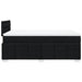 Pat box spring cu saltea, negru, 120x200 cm, textil - WALTI WALTI