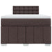 Pat box spring cu saltea, maro închis, 120x200 cm, textil - WALTI WALTI