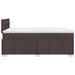 Pat box spring cu saltea, maro închis, 120x200 cm, textil - WALTI WALTI