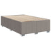 Pat box spring cu saltea, gri taupe, 120x200 cm, textil - WALTI WALTI