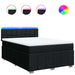 Pat box spring cu saltea, negru, 140x190 cm, textil - WALTI WALTI