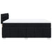 Pat box spring cu saltea, negru, 140x190 cm, textil - WALTI WALTI