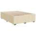 Pat box spring cu saltea, crem, 140x200 cm, textil - WALTI WALTI