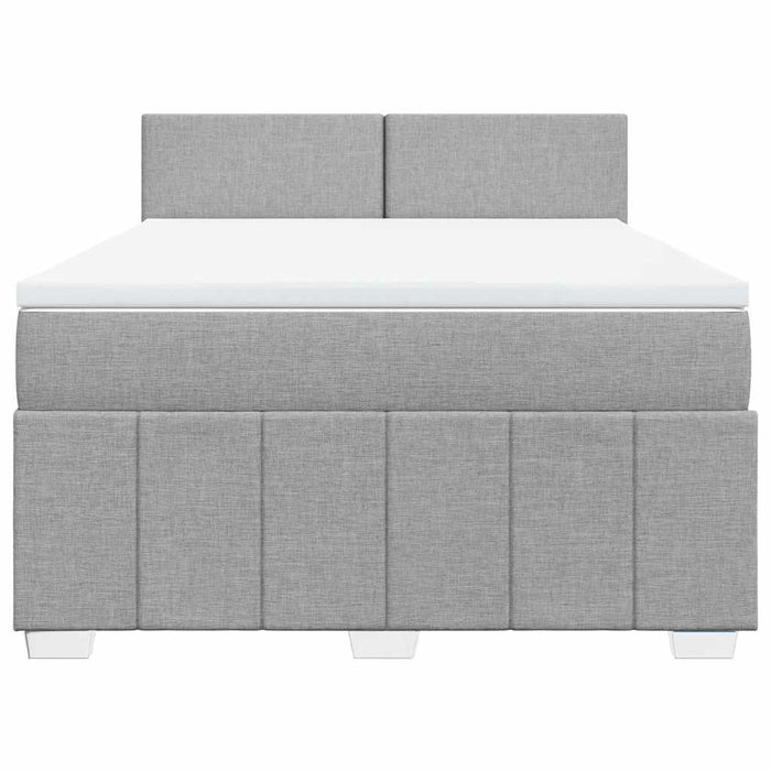 Pat continental, gri deschis, 140x200 cm, material textil - WALTI WALTI