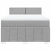 Pat continental, gri deschis, 140x200 cm, material textil - WALTI WALTI