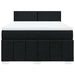 Pat box spring cu saltea, negru, 140x200 cm, textil - WALTI WALTI