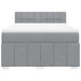 Pat continental, gri deschis, 140x200 cm, material textil - WALTI WALTI