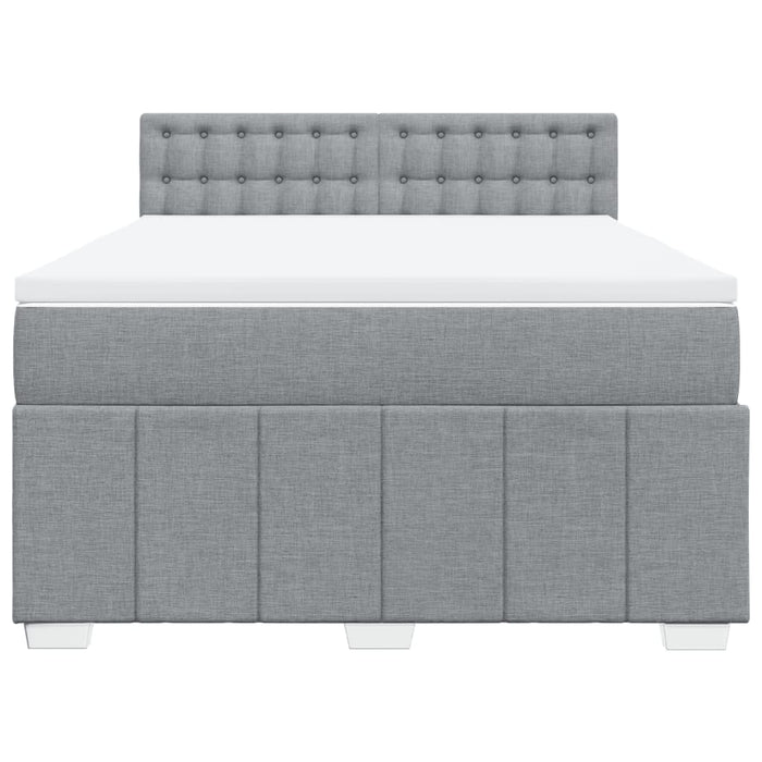 Pat continental, gri deschis, 140x200 cm, material textil - WALTI WALTI