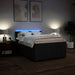 Pat box spring cu saltea, negru, 140x200 cm, textil - WALTI WALTI
