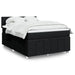 Pat box spring cu saltea, negru, 160x200 cm, textil - WALTI WALTI