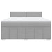 Pat continental, gri deschis, 180x200 cm, material textil - WALTI WALTI