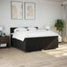 Pat box spring cu saltea, negru, 180x200 cm, catifea - WALTI WALTI