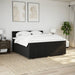 Pat box spring cu saltea, negru, 180x200 cm, catifea - WALTI WALTI