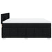 Pat box spring cu saltea, negru, 180x200 cm, catifea - WALTI WALTI