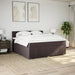 Pat continental cu saltea maro închis 180x200cm material textil - WALTI WALTI