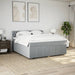 Pat continental, gri deschis, 180x200 cm, material textil - WALTI WALTI
