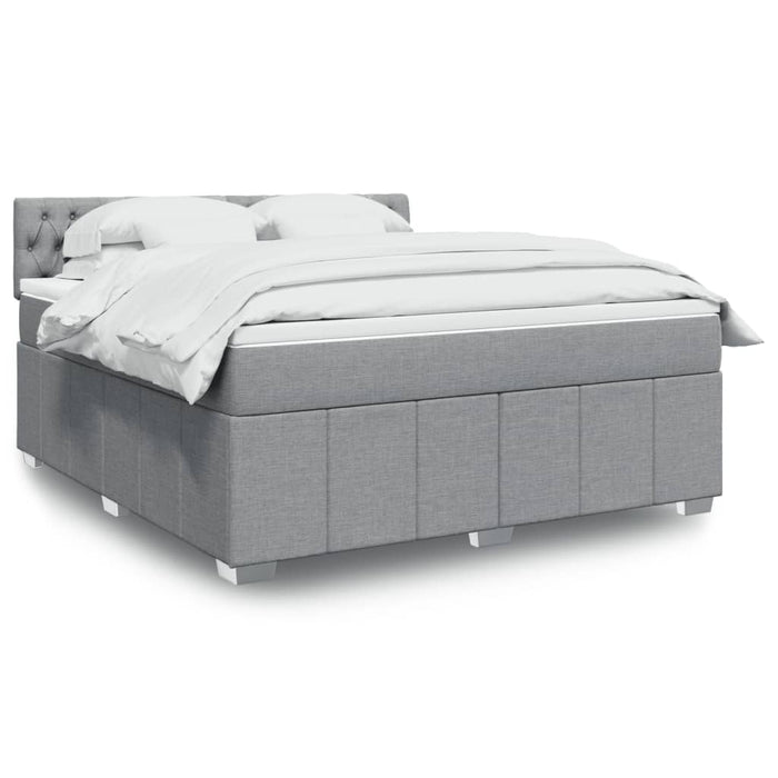 Pat continental, gri deschis, 180x200 cm, material textil - WALTI WALTI