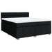 Pat box spring cu saltea, negru, 180x200 cm, catifea - WALTI WALTI