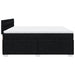 Pat box spring cu saltea, negru, 200x200 cm, textil - WALTI WALTI