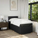 Pat box spring cu saltea, negru, 90x190 cm, textil - WALTI WALTI
