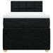 Pat box spring cu saltea, negru, 90x190 cm, textil - WALTI WALTI