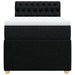 Pat box spring cu saltea, negru, 90x190 cm, textil - WALTI WALTI