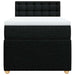 Pat box spring cu saltea, negru, 90x190 cm, textil - WALTI WALTI