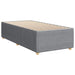 Pat box spring cu saltea, gri deschis, 90x200 cm, textil - WALTI WALTI