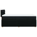 Pat box spring cu saltea, negru, 90x200 cm, textil - WALTI WALTI