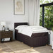 Pat box spring cu saltea, maro închis, 90x200 cm, textil - WALTI WALTI