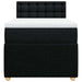 Pat box spring cu saltea, negru, 90x200 cm, textil - WALTI WALTI