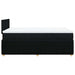 Pat box spring cu saltea, negru, 120x190 cm, catifea - WALTI WALTI