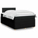 Pat box spring cu saltea, negru, 120x190 cm, catifea - WALTI WALTI