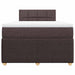 Pat box spring cu saltea, maro închis, 120x190 cm, textil - WALTI WALTI