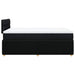 Pat box spring cu saltea, negru, 120x190 cm, catifea - WALTI WALTI