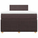 Pat box spring cu saltea, maro închis, 120x200 cm, textil - WALTI WALTI