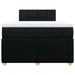 Pat box spring cu saltea, negru, 120x200 cm, textil - WALTI WALTI