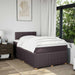 Pat box spring cu saltea, maro închis, 120x200 cm, textil - WALTI WALTI