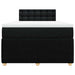 Pat box spring cu saltea, negru, 120x200 cm, textil - WALTI WALTI