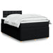 Pat box spring cu saltea, negru, 120x200 cm, textil - WALTI WALTI