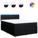 Pat box spring cu saltea, negru, 140x190 cm, textil - WALTI WALTI