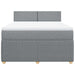 Pat continental, gri deschis, 140x200 cm, material textil - WALTI WALTI