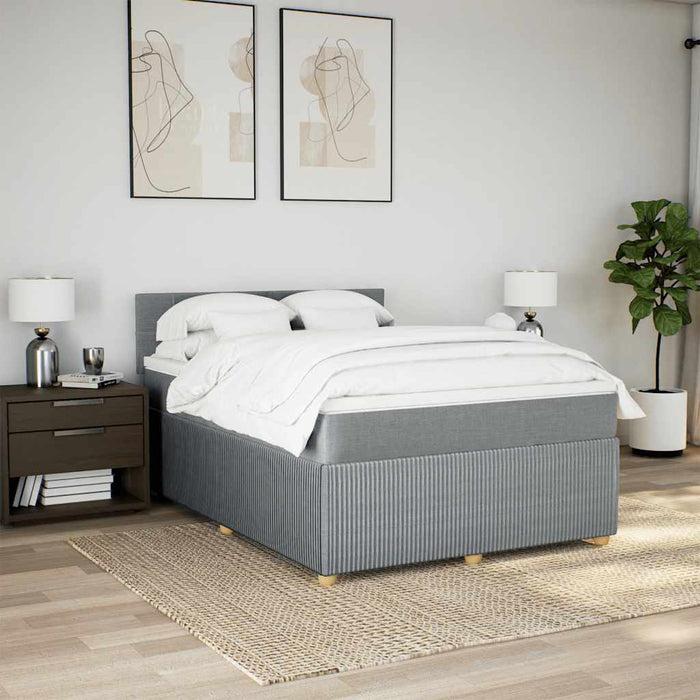 Pat continental, gri deschis, 140x200 cm, material textil - WALTI WALTI
