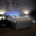 Pat continental, gri deschis, 140x200 cm, material textil - WALTI WALTI