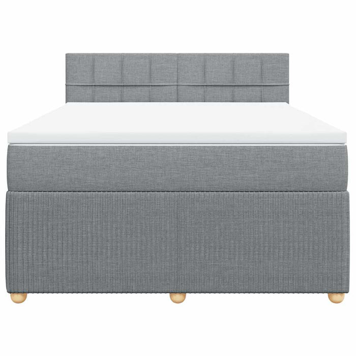Pat continental, gri deschis, 140x200 cm, material textil - WALTI WALTI