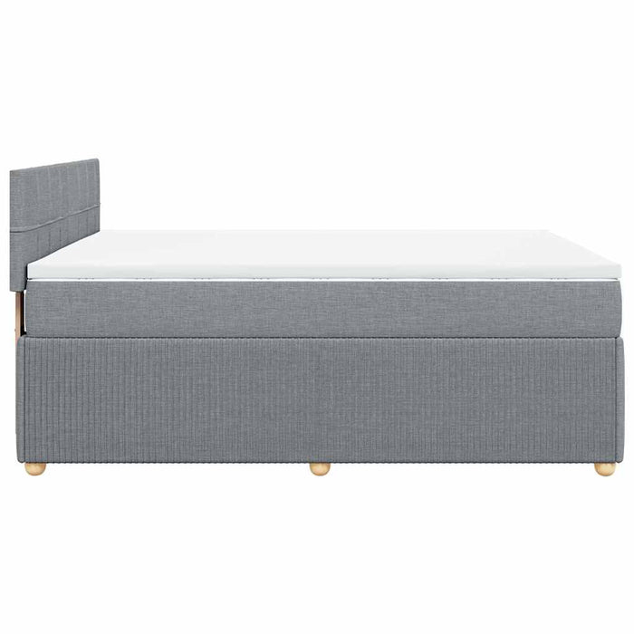 Pat continental, gri deschis, 140x200 cm, material textil - WALTI WALTI