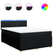 Pat box spring cu saltea, negru, 140x200 cm, textil - WALTI WALTI